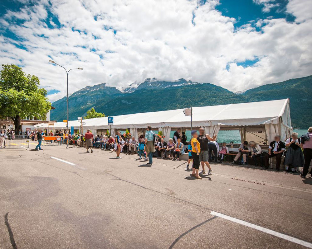 Jodlerzelt, Partyzelt, Festzelt, Tischgarnituren